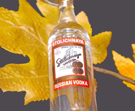 ヴィンテージ Stolichnaya ロシア ウォッカ ステム付き 4cl シングル