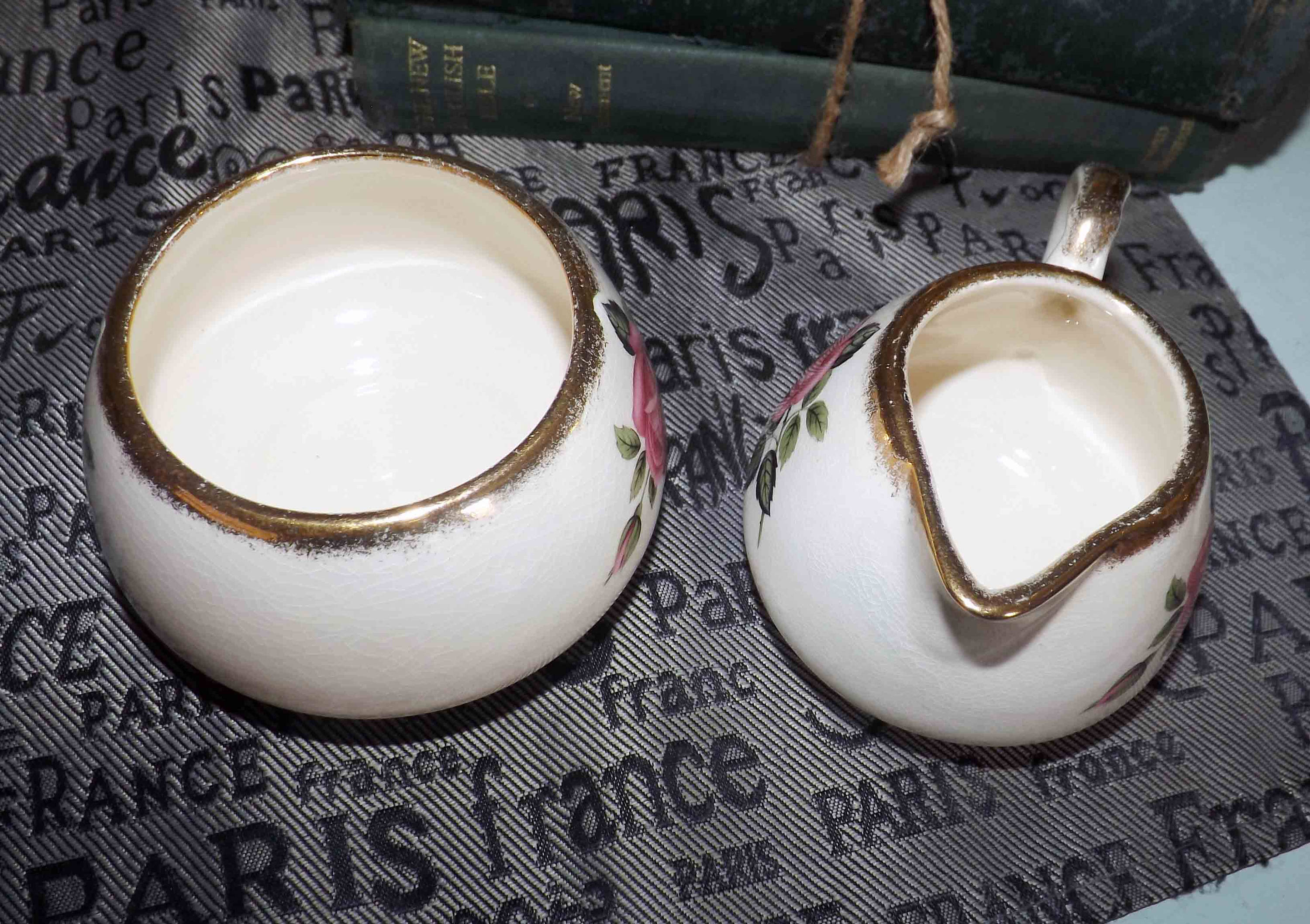 Early midcentury (1940s) Lancaster Sandland Sandland Ware creamer or