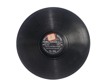 Antique Columbia Phonograph Record: "Mid the Green Field of Virginia" 78 RPM
