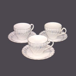 Drei Sovereign Potters Charmian Tassen und Untertassen Sets.