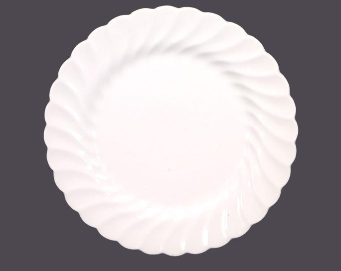 Johnson Brothers Regency White Chef's favorite all-white bread plate made in England. Sold individually.