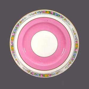 Antique art-nouveau period Royal Cauldon | Cauldon 2104T hand-painted luncheon plate made in England.