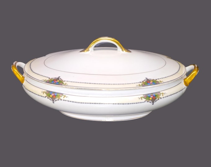 Antique Noritake Morimura Gotham covered serving bowl.