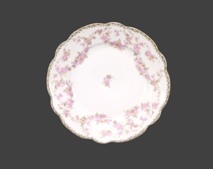 Antique MZ Austria | Altrohlau Bridal Rose bread plate. Sold individually.