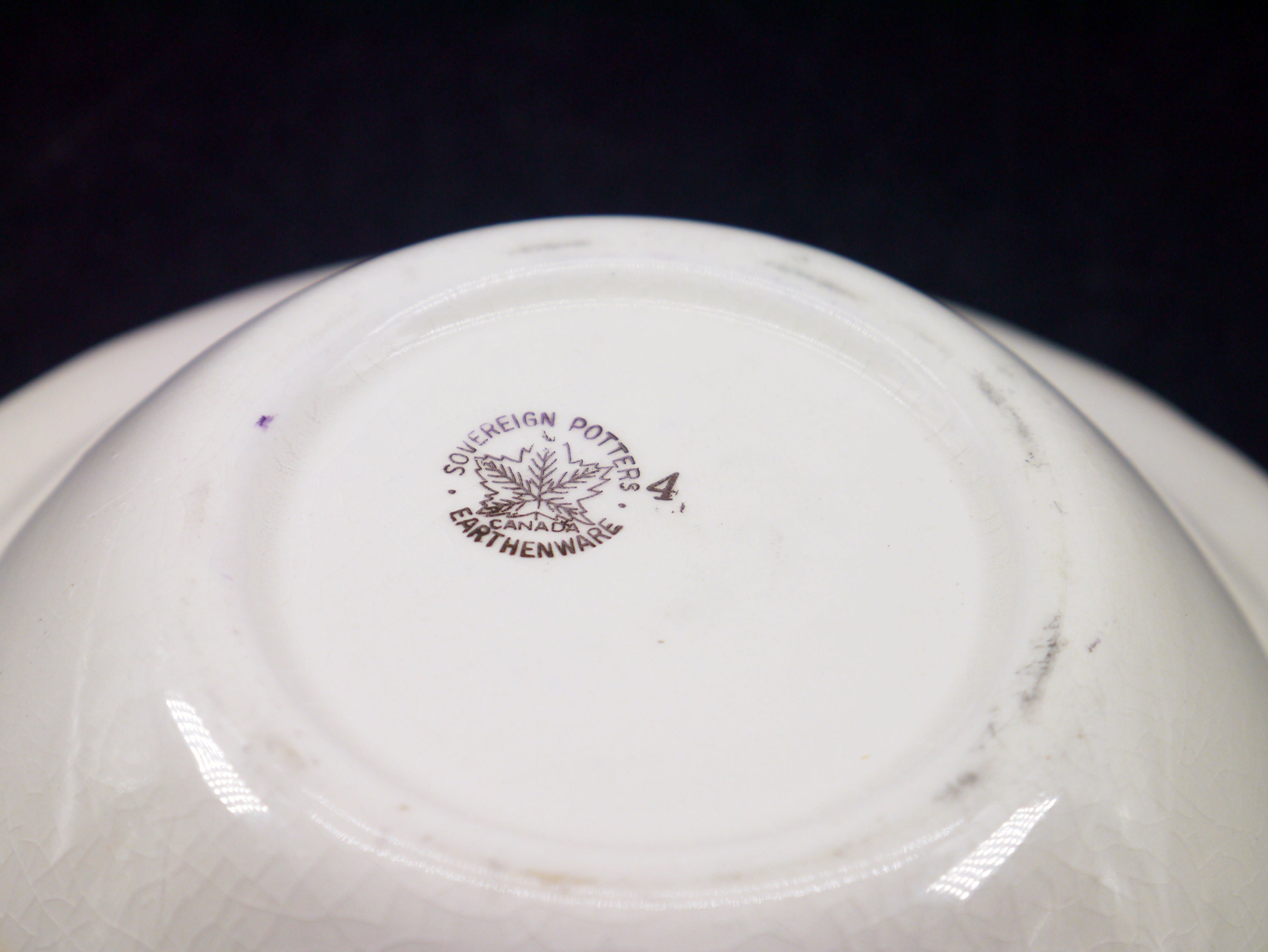 Four Sovereign Potters Primrose Rimmed Cereal Bowls. English Etsy Canada