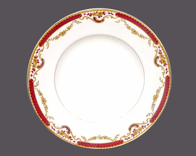 Art-deco era John Maddock Royal salad plate. Embassy ironstone made in England. Sold individually.