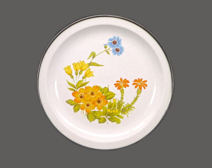 International China | Villager Bedford SY-19775 stoneware chop plate | service plate | round platter made in Japan.