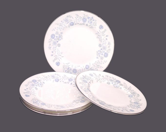 Wedgwood Belle Fleur bone china bread plates made in England.