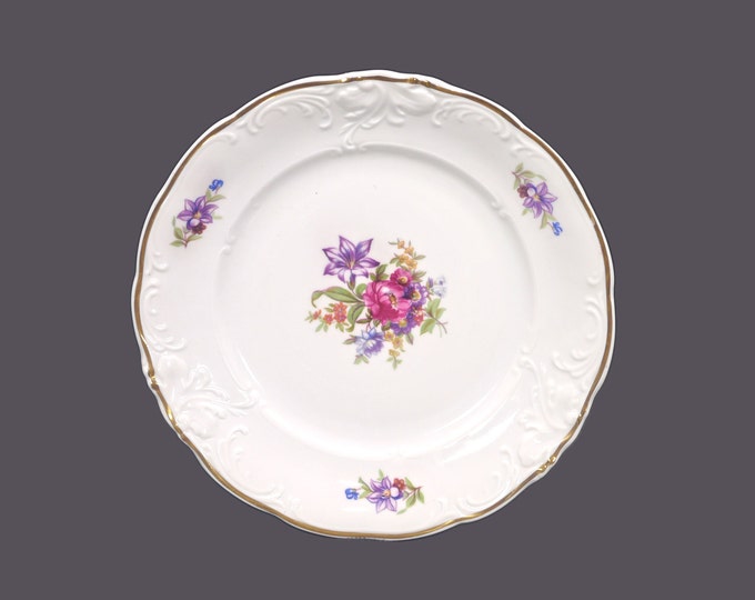Wawel Meissen Flower salad plate made in Poland. Sold individually.
