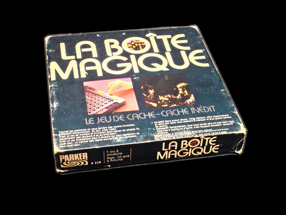 Black Box 1978 Puzzlesolving Board Game. Parker Brothers. Etsy Canada