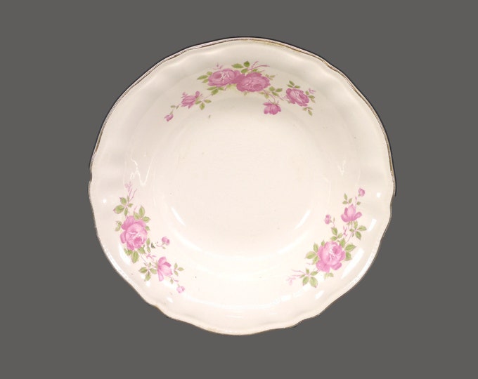 British Empire Ware Devon Rose round serving bowl made in England.