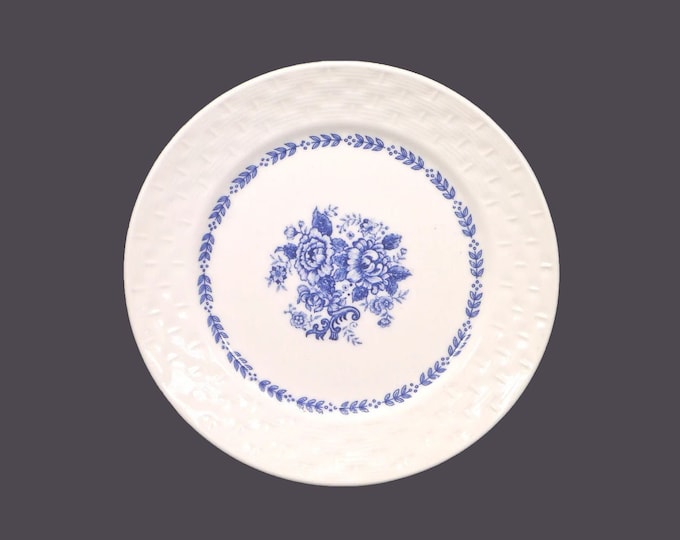 Mayfair Royal Florence salad plate. Blue-and-white tableware made in Japan. Sold individually.