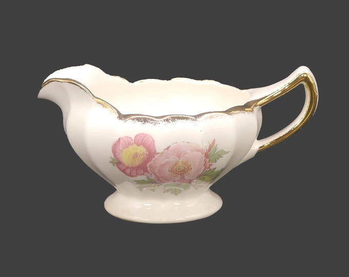 Sovereign Potters SVP11 creamer jug. English ironstone decorated in Canada.