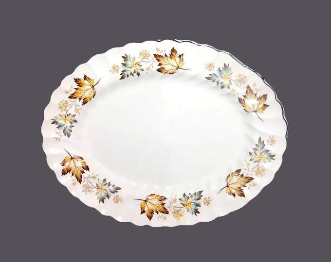 Myott L727 oval platter. China-Lyke ironstone made in England.