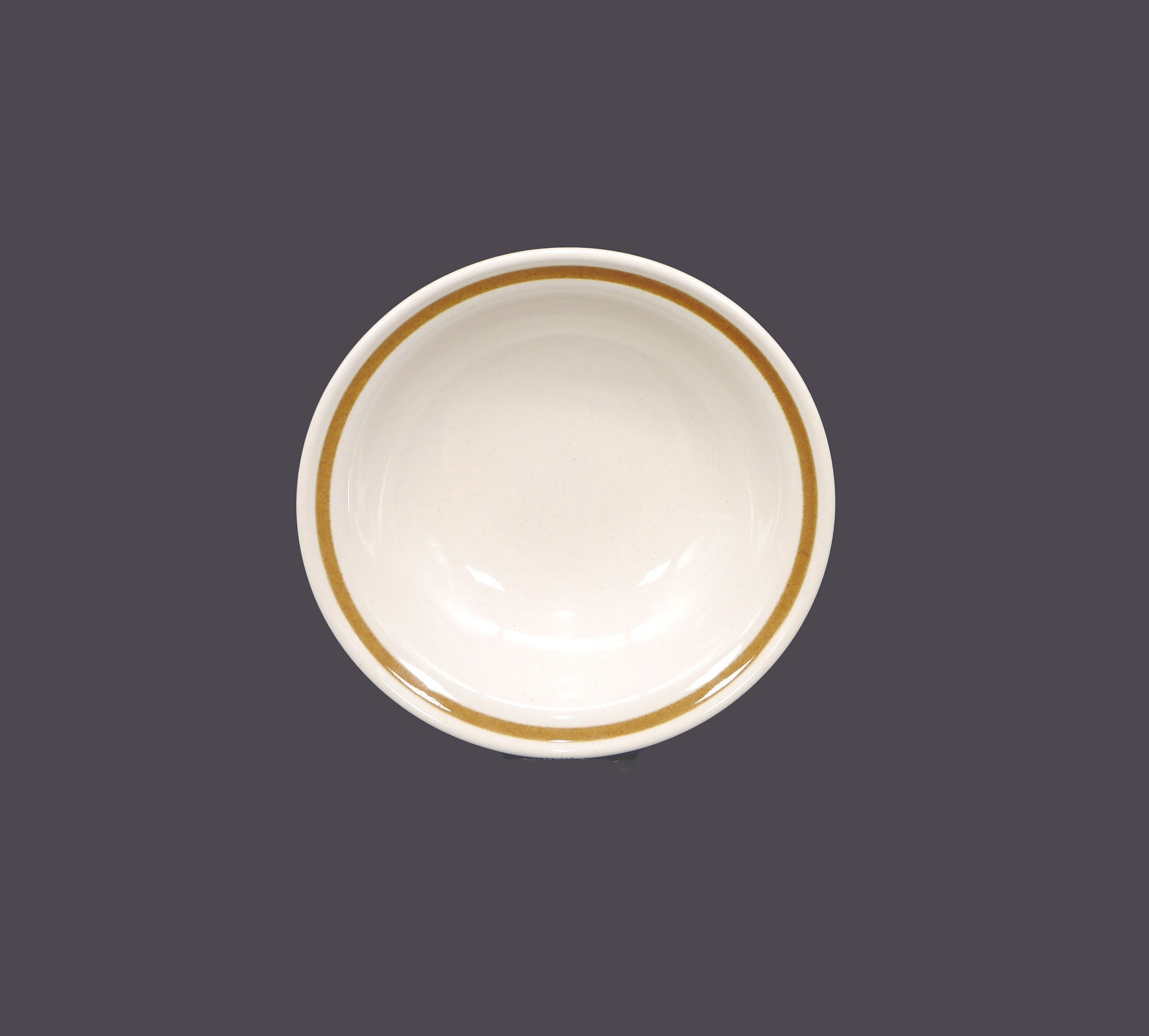 Genuine Stoneware Japan Vanilla Spice stoneware dessert bowl, fruit