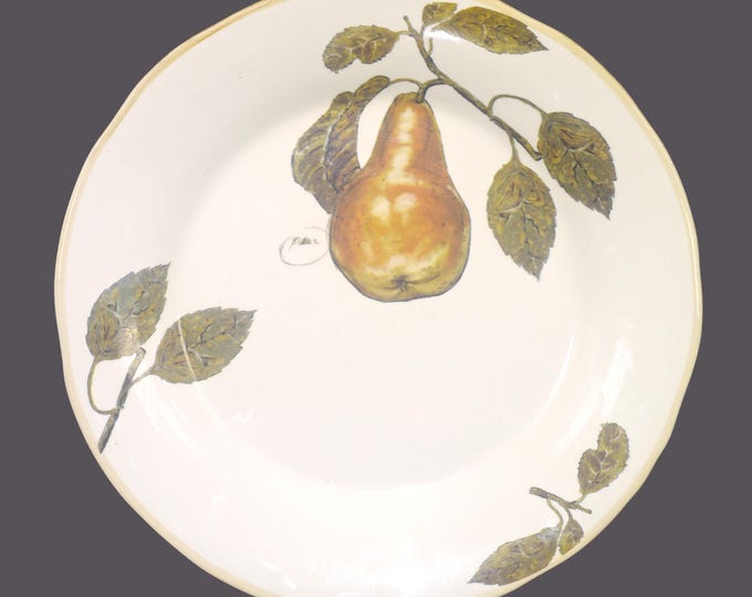 Vintage Opificio Etico OPF6 Pears round platter or chop plate made in Italy.