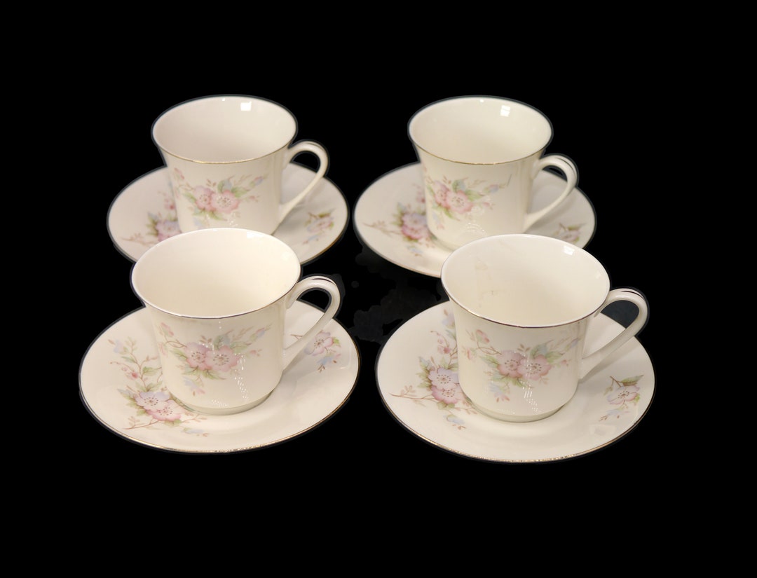 Four Sadler Romance Cup and Saucer Sets. Etsy