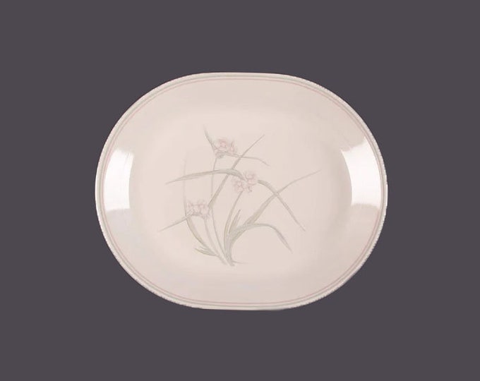 Corelle Corningware Spring Pond oval platter made in USA.