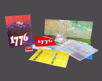 Vintage 1776 The Game of the American Revolutionary War. Avalon Hill 1974. Complete.