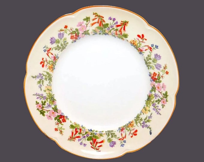 Antique Johnson Brothers Sweet Briar (older) dinner plate. Pareek Ironstone made in England. Sold individually.