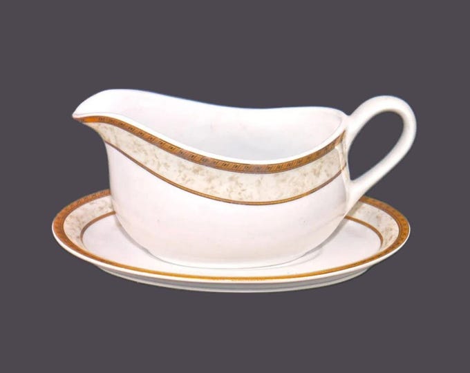 Royal Heritage Primavera gravy boat with under-plate.