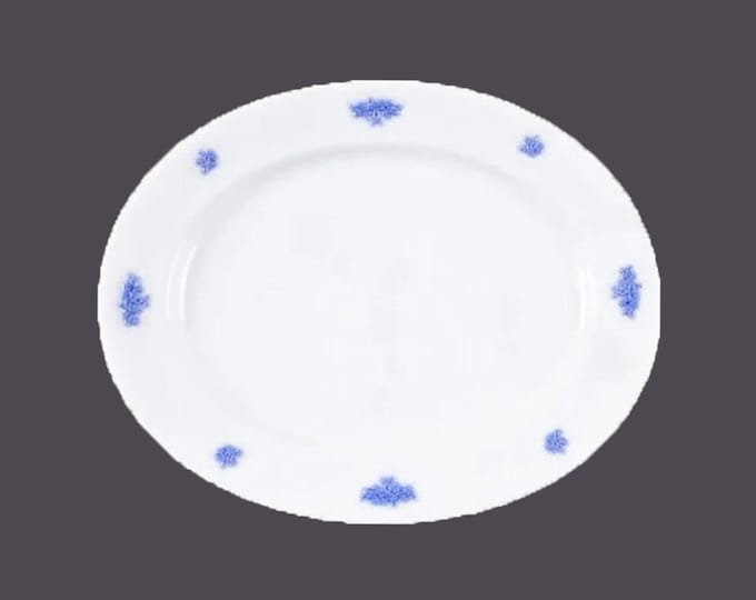 Adderley Chelsea oval platter. Bone china made in England. Minor flaws (see below).