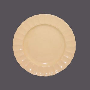 Vintage Sovereign Potters Luncheon Plate: Morn Glo Yellow Ironstone