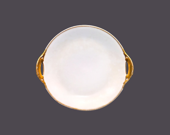 Bawo & Dotter Elite Works Limoges BWD120 handled cake or cookie serving plate made in France. Flaws (see below).