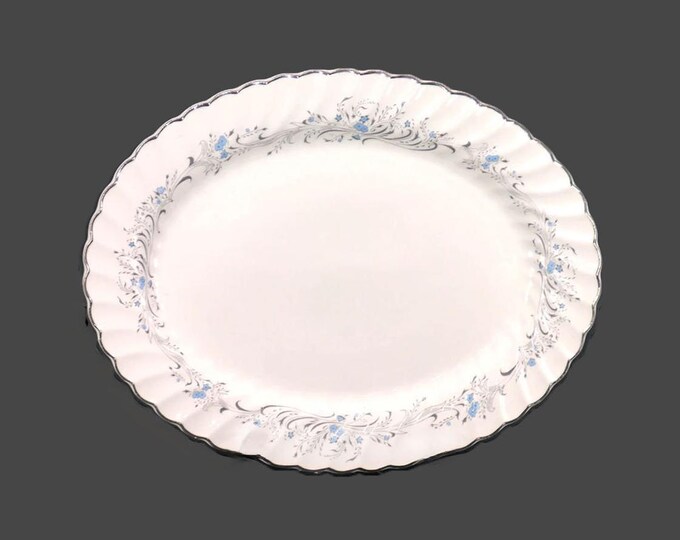 Sovereign Potters Charmian oval platter. English ironstone decorated in Canada.