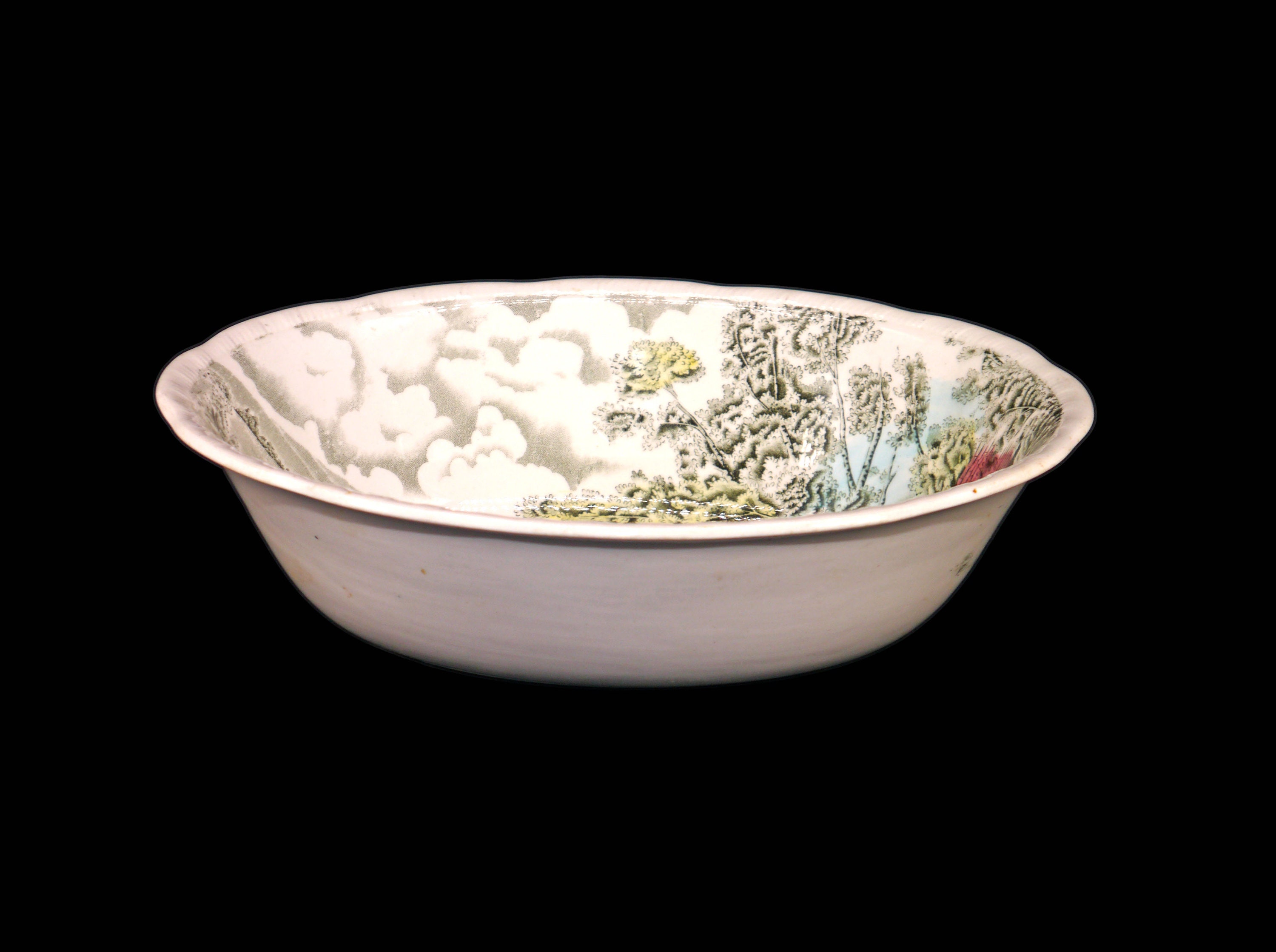 Alfred Meakin Home Pastures oval vegetable serving bowl made in England.