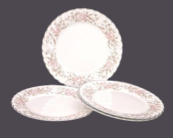 Vintage Sovereign Potters Prince Charles salad plates. 4 plates.