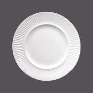 Sovereign Potters A216-67 All-white Speiseteller. Wird einzeln verkauft.