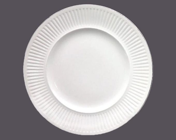 Sovereign Potters A216-67 all-white dinner plate. Sold individually.