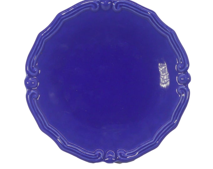 Pier 1 European Country Blue dessert, side plate made in Italy. Sold individually.