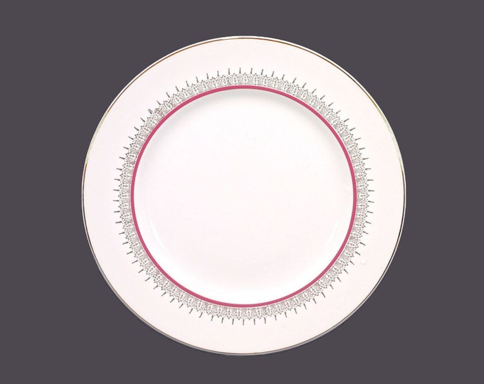 Alfred Meakin Montcalm | MEA349 dinner plate. Glo-White ironstone made in England. Sold individually.