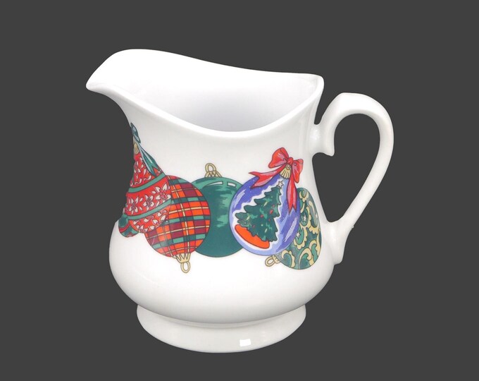 Signature Housewares Holiday Elegance creamer jug. Christmas tableware.