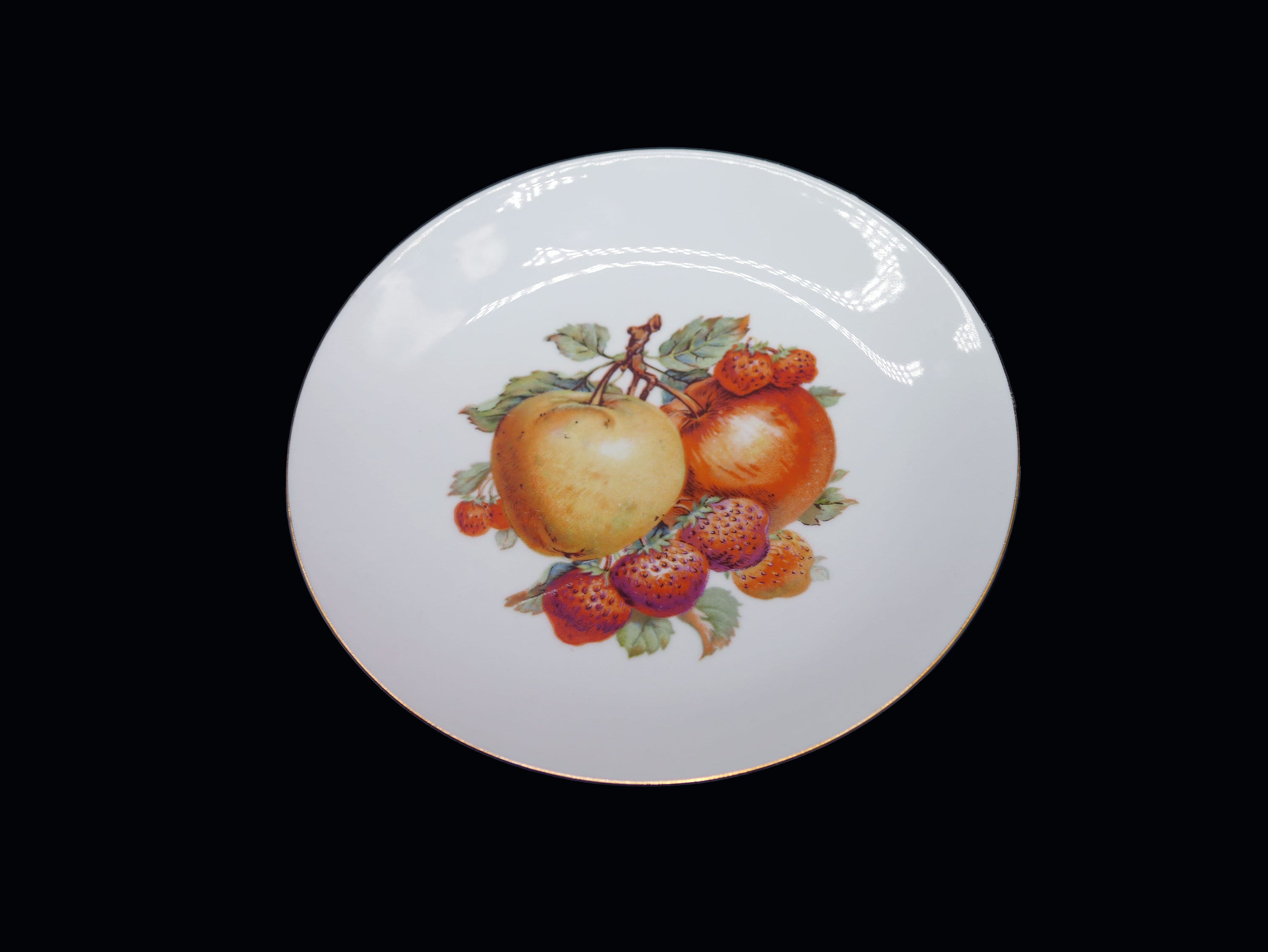 Pair of vintage 1970s Kahla KHL9 Bavarian fruit plates. Etsy