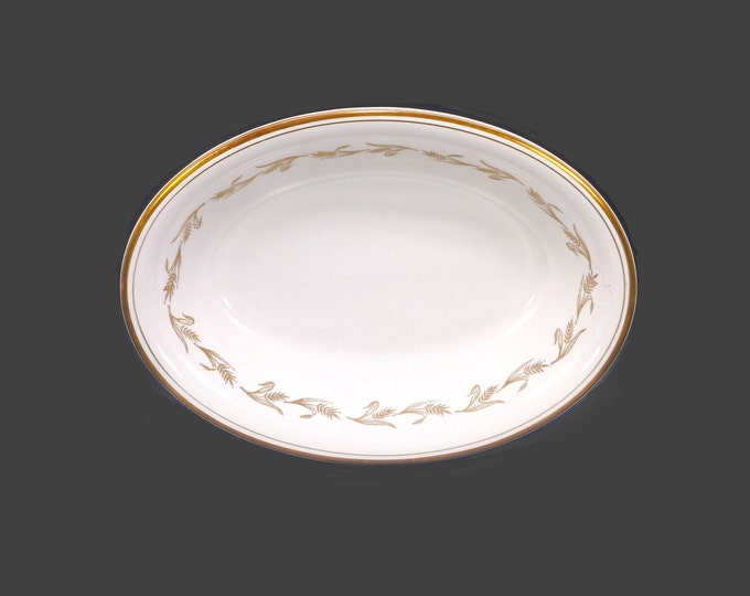 Simpsons Potters Albany oval, rimmed serving bowl. China-style ironstone made in England.