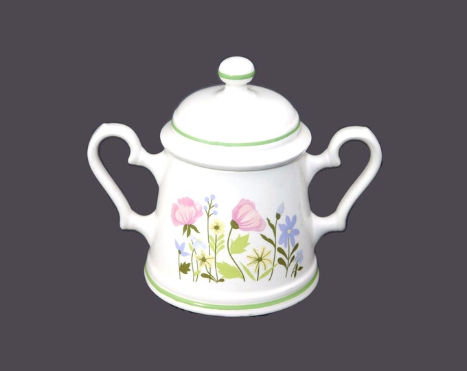 Johnson Brothers Meadow Lane covered sugar bowl made in England.