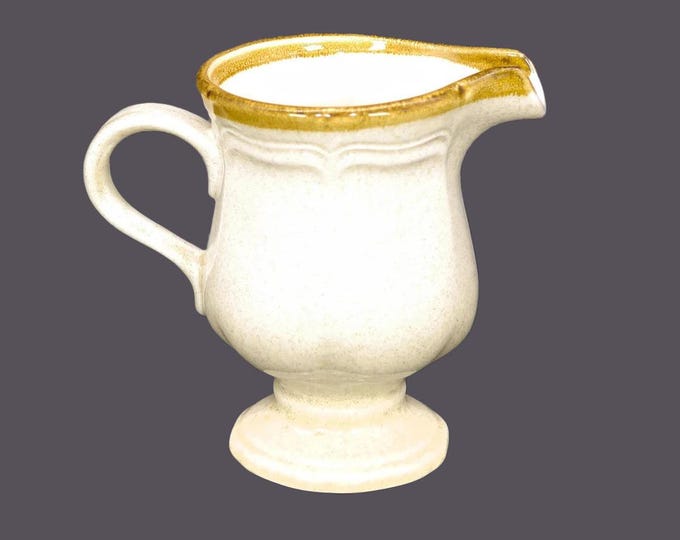 Mikasa EC400 stoneware creamer jug. Garden Club stoneware made in Japan.