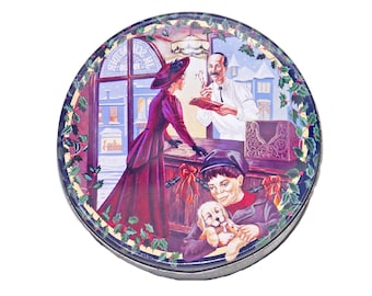 Vintage Schneider Christmas Tin: Butcher Shop Scene, Limited Edition