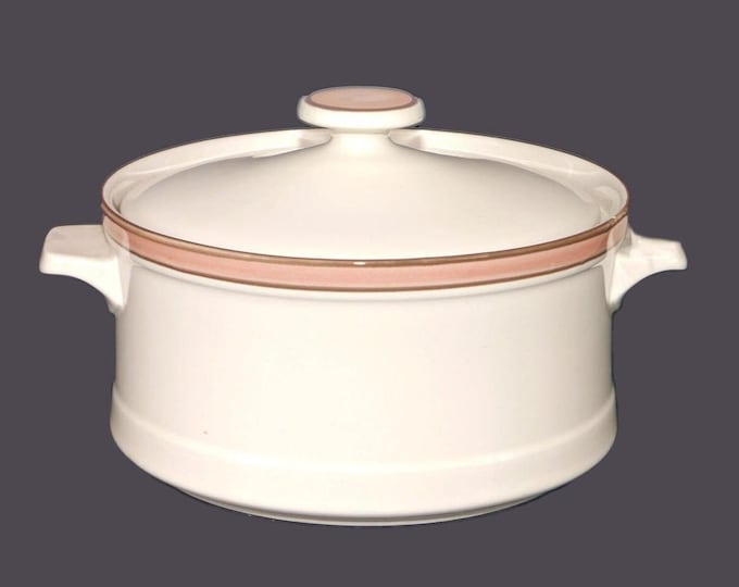 Nitto Spring Promise covered stoneware casserole | baking dish. Meadow Stone stoneware made in Japan.