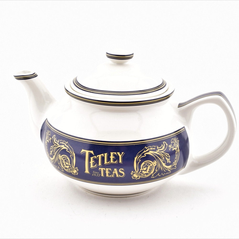 Tetley Teas Collector Edition Twocup Teapot With Lid. Made in Etsy