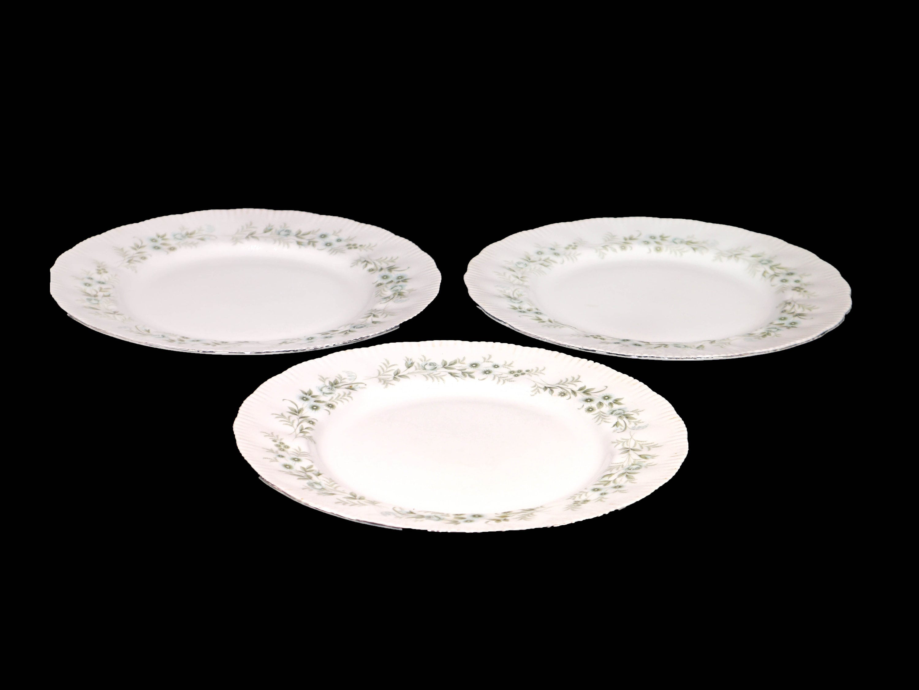 Paragon Debutante large dinner plates. Bone china made in England