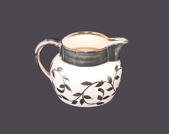 Myott Old Silver Luster 1505F large creamer jug made in England.