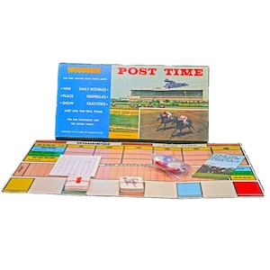 ヴィンテージ ウッドバイン ポストタイム 競馬ボードゲーム - 1960年代 ロダコ (未完成)