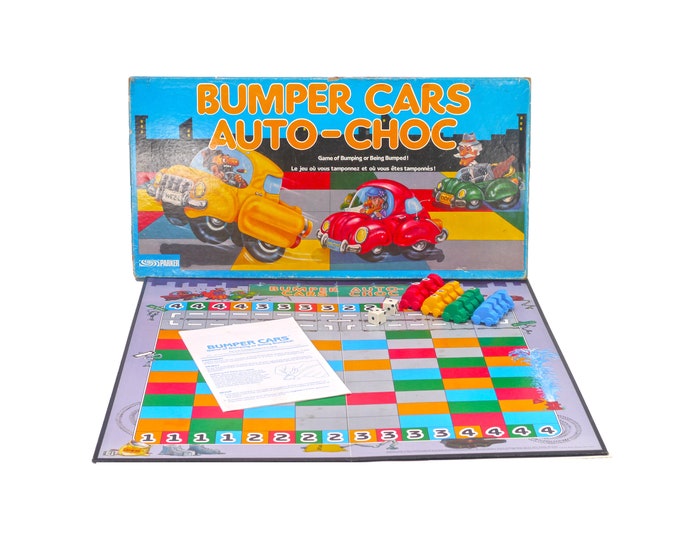 Parker Brothers Bumper Cars | Auto Choc 1987 board game. Complete with instructions.