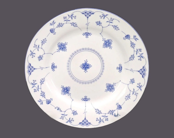 Royal Oak RLO2 salad plate. Blue-and-white Finlandia pattern. Sold individually.