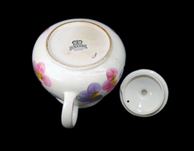 Gibsons England W974 Fourcup Teapot. Etsy Canada
