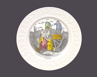 Vintage William Adams Cries of London Dinner Plate: Fresh Gathered Peas